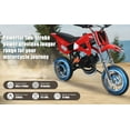 thumbnail image 3 of Dapmiu Youth Off-Road Motorcycle 49CC - 1.25KW Max Power, Aluminum Rims & Mono-Shock Suspension, Perfect for Beginners Pink, 3 of 8