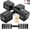 Black-10LBS Pair(20LBS Total), variant on Adjustable Dumbbell Set of 2, 1-Sec Quick-Adjust Dual-Lock Design Hand Weights for Women & Men, Compact No-Roll 10LBS/20LBS Dumbbell Set for Home Gym Strength Training & Pilates