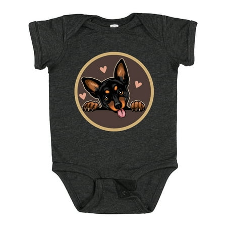 

Inktastic Miniature Pinscher Dog Cute Gift Baby Girl Bodysuit