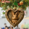 thumbnail image 2 of Adornos de bellota de animales del bosque, acogedores adornos navideños para cueva de hielo, decoración para árbol de Navidad, decoración personalizada de piñas de pino, adorno colgante de criatura d, 2 of 7