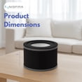 thumbnail image 3 of True HEPA Replacement Filter Compatible with TaoTronics TT-AP001 Air Purifier, 4 Filters, 3 of 7