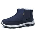 thumbnail image 2 of Xmyrz Waterproof Snow Boots For Men Indoor Versatile Recreation Non- Cozy Wide Calf Boots Winter Boots Mens Shoes, 2 of 9