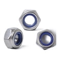 thumbnail image 2 of KONTONTY 100Pack Flange Nut Locking Nuts Silver for Electric Appliances, 2 of 8