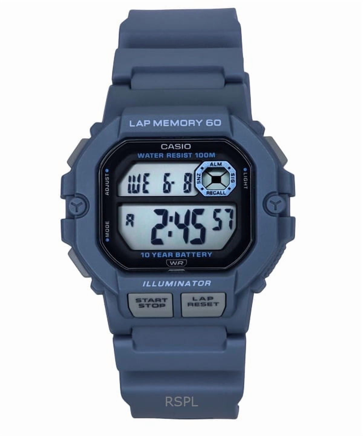 Casio Men's Digital Sports Watch with Metal Bezel, Light