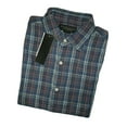 thumbnail image 2 of Bloomingdale's BLUE/RAISIN Plaid Classic Fit Long Sleeve Shirt, US 2X-Large, 2 of 3