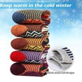 thumbnail image 6 of 5Pack Winter Womens Socks, Soft Warm Thick Knit Wool Crew Socks, Casual Vintage  Socks for Women, 6 of 6