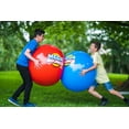 thumbnail image 3 of Wicked Mega Bounce XL - The World's Bounciest Inflatable Ball! Extra Large Bounce Ball For All Terrain Bounceability! Super Grip Graphics Outdoor Exercise Ball To Catch Easily. Blue or Red, 3 of 8