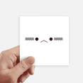 thumbnail image 1 of Autocollant Visage Mignon Expression Pleurer Carré Autocollants Étanches Papier Peint Décalcomanie Voiture, 1 of 1