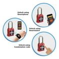 thumbnail image 3 of eGeeTouch Smart Lockout Tagout Loto Padlock; Red, 3 of 8