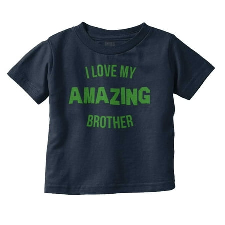 

Brother Youth Toddler T-Shirt Tees Tshirts Love My Amazing Little Sister Gift