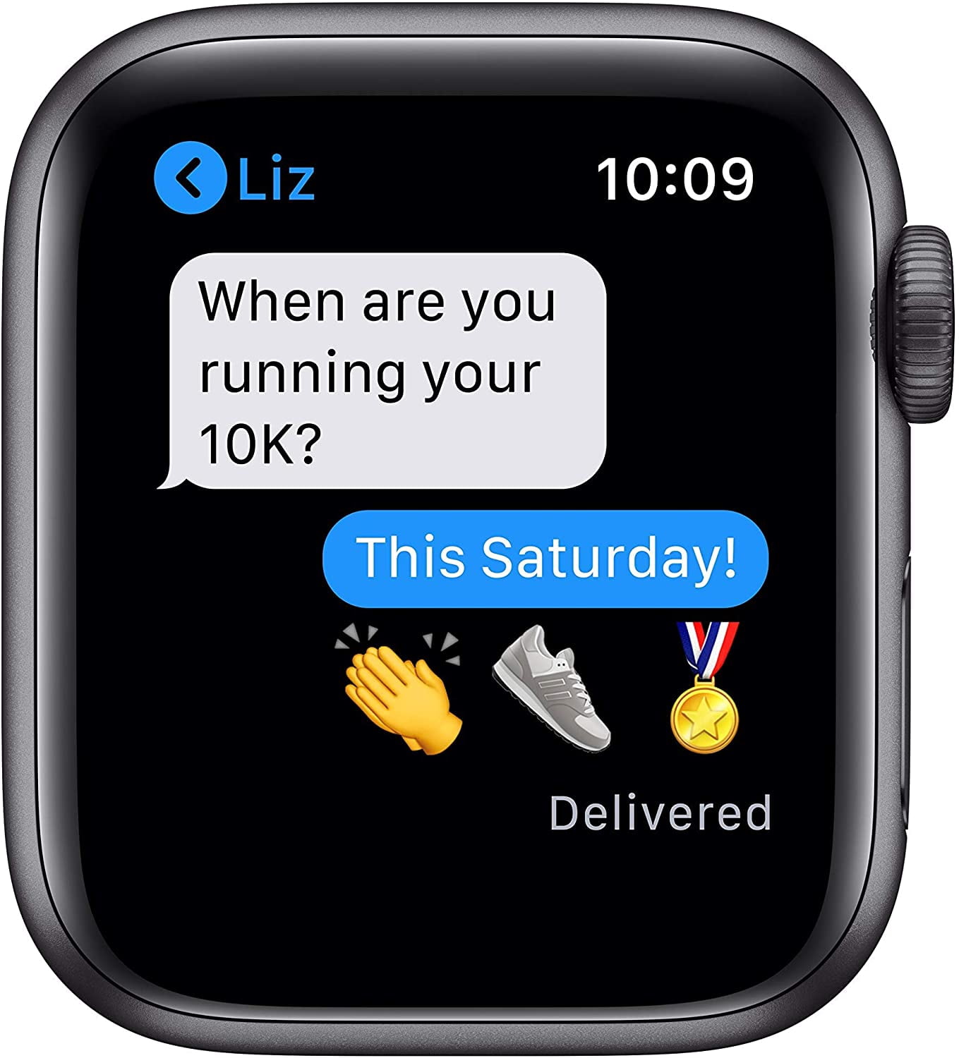 Apple Watch Series 6 (GPS + LTE) - 40MM Space Black Titanium Case Black Sport Band