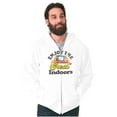 thumbnail image 5 of Enjoy The Great Indoors Vintage TV Zip Up Hoodie Men's Women's Brisco Brands S, 5 of 6