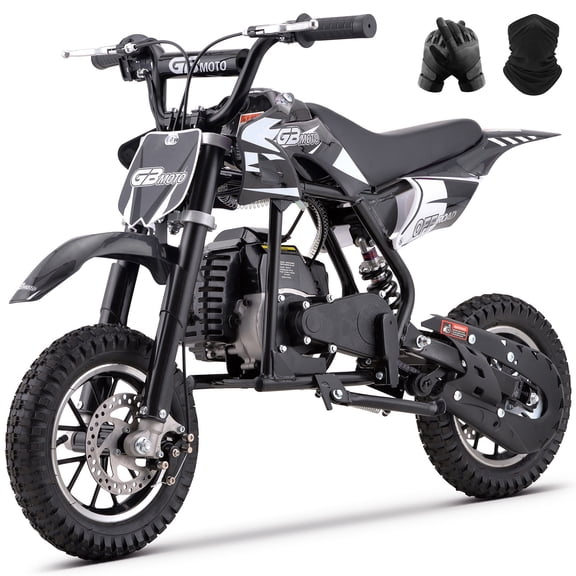 39cc Dirt Bike for Kids, Tcdjtc Gas Dirt Bike with 27 Miles Max Range, Kids Dirt Bike with 18 MPH Max Speed, Gas Powered Dirt Bike with 132 LBS Capacity, Mini Motorcycles for Kids, Gas Mini Bike