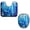 Multicolor 2, variant on PhooArto Toilet Lid Cover and U-Shaped Toilet Floor Mat Set of 2 Pieces, Blue Ocean Crocodile Pattern Toilet Mat Set, Machine Washable Seat Covers Non-Slip Absorbent Rugs