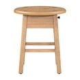thumbnail image 6 of Parkridge Side Table with Storage - Woven Accent Cabinet, Mid-Century Modern End Table - Entryway, Dining, or Media Console, 6 of 9