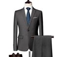 thumbnail image 1 of Blazers-Conjunto de 2 piezas para hombre, traje informal de negocios, chaqueta, abrigo, pantalones, M-6XL, novedad de 2023, 1 of 5