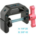 thumbnail image 4 of CAMVATE C-Clamp with 1/4"-20 and 3/8"-16 Thread, Red T-Handle, 4 of 6