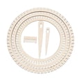 thumbnail image 5 of Sharprepublic Gear Shape Weaving Loom Set Weaving Tools for Table Mat Scarf Woven Tapestry Round 6pcs Set, 5 of 8