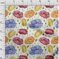 thumbnail image 3 of oneOone Rayon Pink Fabric Floral Dress Material Fabric Print Fabric By The Yard 56 Inch Wide, 3 of 4