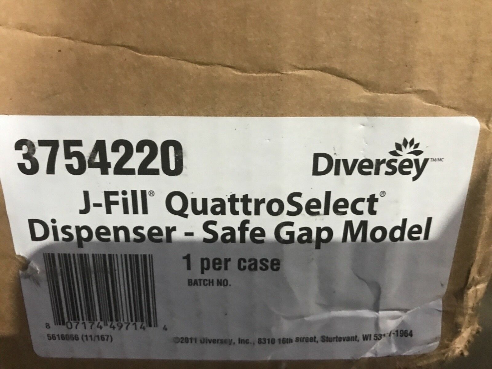 Johnson Diversey J-Fill Quattro Dispensing System 3754220 - image 1 of 1