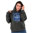 thumbnail image 3 of US Air Force Fly Fight Win Slogan Hoodie Sweatshirt Women Men Brisco Brands 4X, 3 of 6