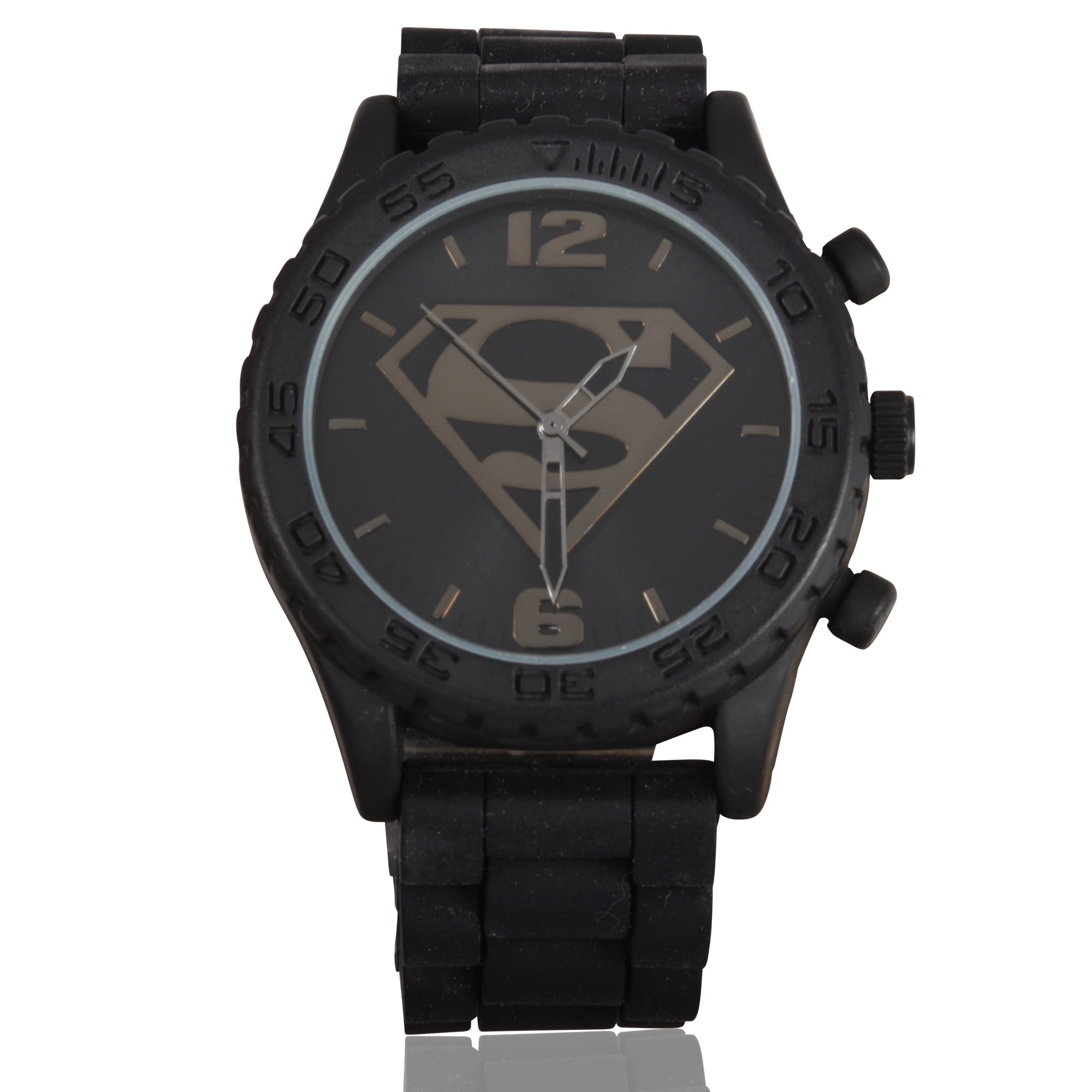 Superman 808570 Superman Symbol Watch with Chain Metal Band
