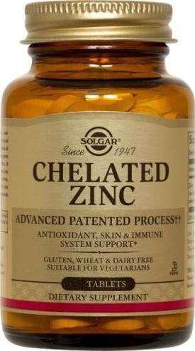 Photo 1 of Solgar Chelated Zinc Tablets, 250 Ct