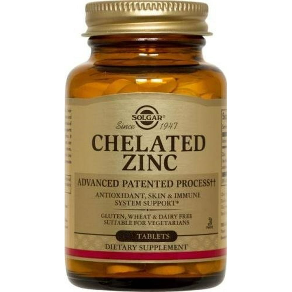 Solgar Chelated Zinc Tablets, 250 Ct