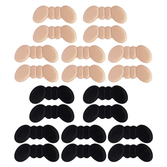 10 Pairs Anti-Slip Heel Stickers for Women Shoes Insole Pads for High Heels Boots Sports Shoes Breathable Sweat-Absorbent Heel Guards