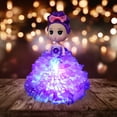thumbnail image 4 of Jierger Cute Luminous Doll LED Night Light with Soft Lighting Gifts for Girls for Girls Room Decor, Birthday Girl Bedroom Decorate Gifts for Christmas Girls, 4 of 5