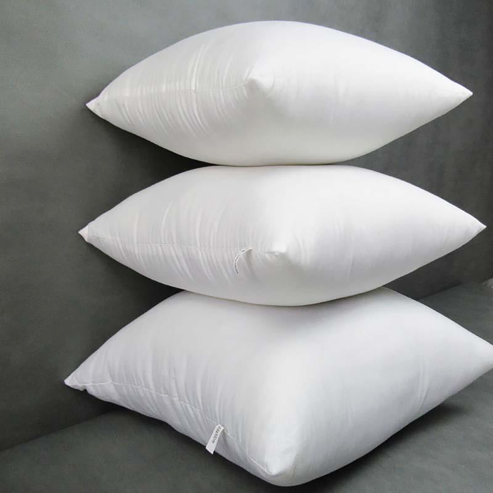 Throw Pillow Inserts, Square Form Decorative Throw Pillow Couch Cushion Stuffer Bed and Couch Pillows Indoor Decorative Pillows 19.7 x 19.7 inches