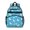 Unicorn and Balloon Blue Pattern, variant on Unicorn and Cloud Pink Pattern Cute School Backpack Bag for School with Padded Back and Adjustable Shoulder Straps 15.25"x11.5"x5.25"
