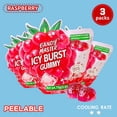 thumbnail image 6 of Candy Master Peelable Fruit Gummies Rassberry Flavors 3Pack,6 Flavors Fun to Peel,Chewy Texture,Halal-Certified Holiday Gifts, 6 of 7