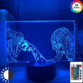 thumbnail image 1 of 3D LED Night Light Anime Naruto Hatake Kakashi Kids Bedroom Decor Night Lamp Xmas Gift7 color no remote Gao Jinjia LED, 1 of 2