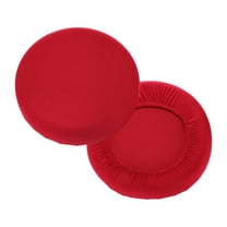 Uxcell 2 Pack Stool Covers Round, 11-15 Inch Bar Stool Covers Washable Dustproof Slipcover Seat Cushion with Elastic for Bar Kitchen Living Room Decor, Red