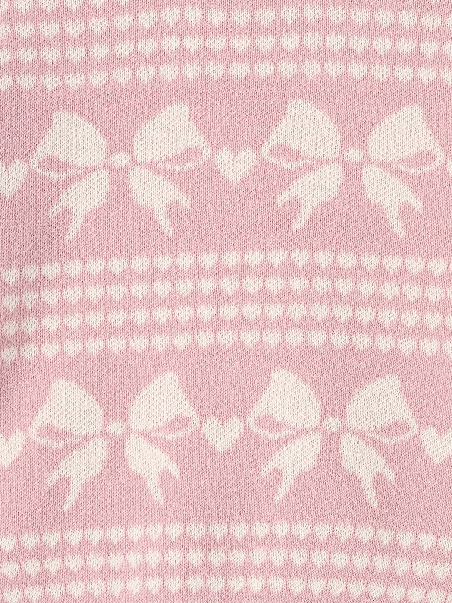 Modern Moments by Gerber Toddler Girl Jacquard Sweater and Wide Leg Pant Set, 2-Piece, Sizes 12 Months - 5T