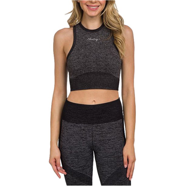 Hurley Womens Rita Seamless Racerback Tank Top mnlsn S