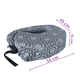 thumbnail image 3 of ALMOHADA O COJIN DE LACTANCIA ALTO, ERGONÓMICO, CON CIERRE INCLUYE COJIN Y FUNDA CON SOPORTE LUMBAR Y BROCHE DE LIBERACIÓN RÁPIDA MAMI MANOS LIBRES MML-CONFORT-GRIS/BCO, 3 of 4