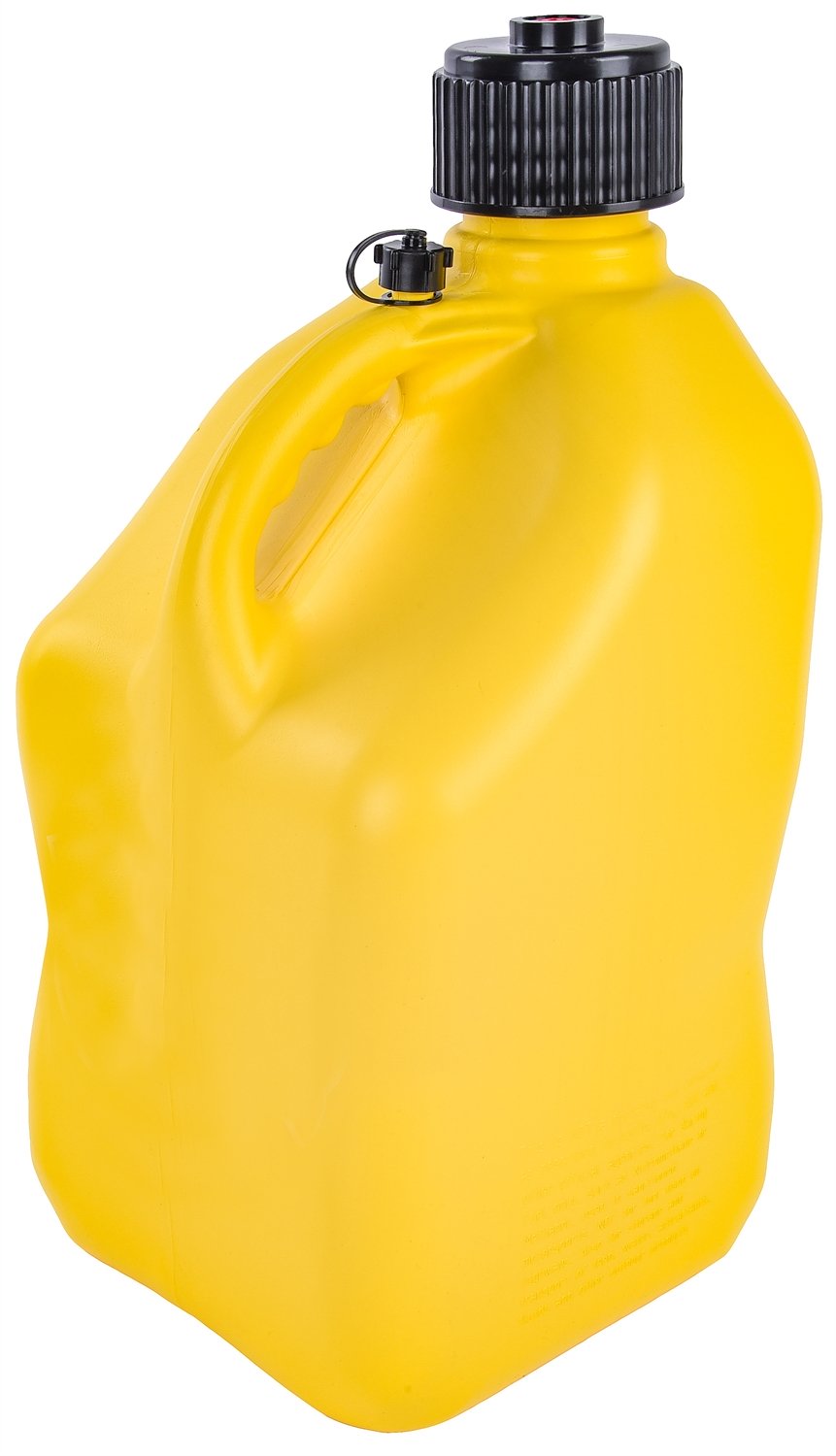 JEGS 803306 Square 5Gallon Jug Yellow Plastic 101/4 Square x 21 Tall