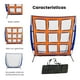 thumbnail image 5 of Red de Entrenamiento Portería de Fútbol, Americano 155 x 180 cm, con 6 Bolsas, Marca: Segos, 5 of 7