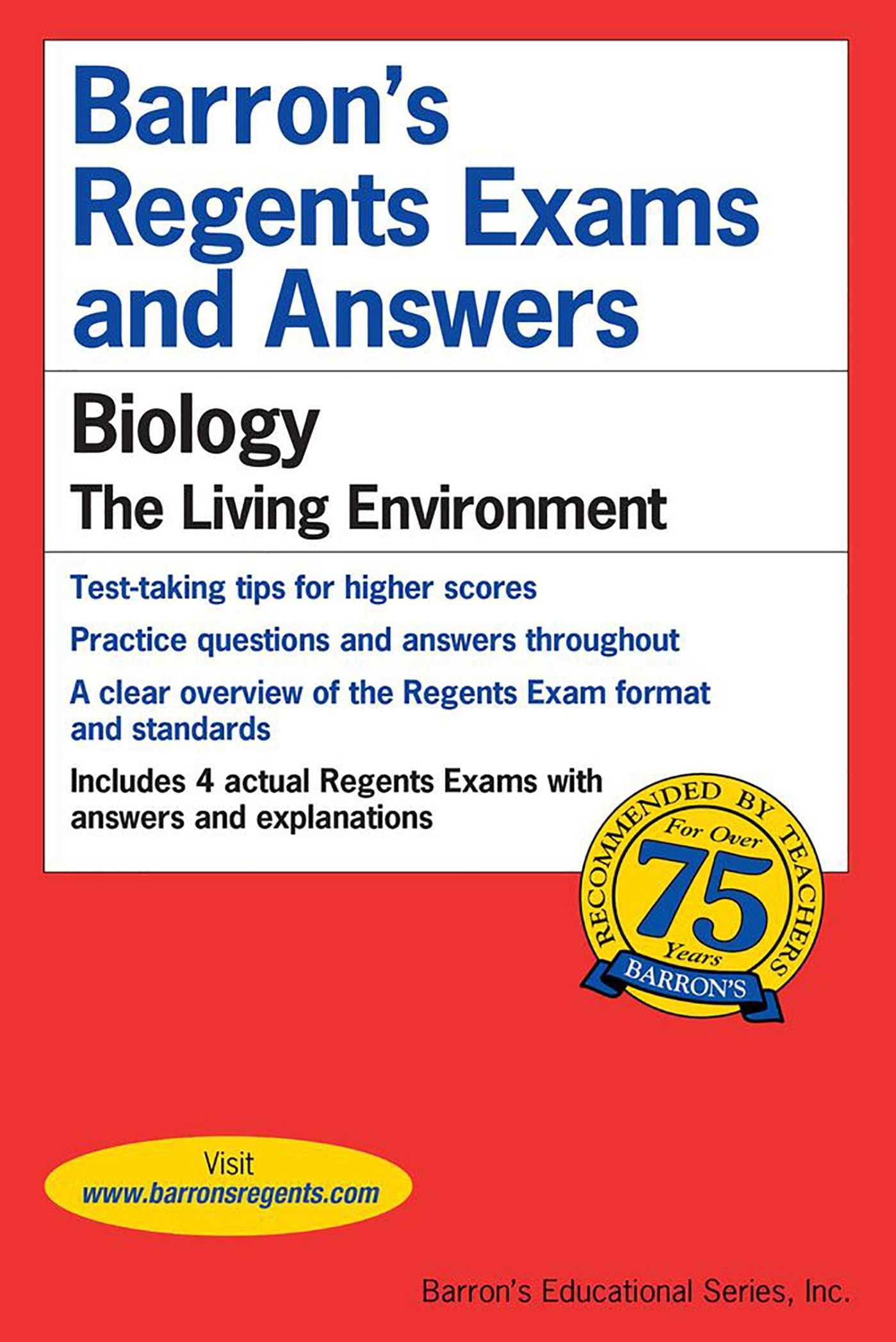 Barron's Regents Exams and Answers BiologyThe Living Environment