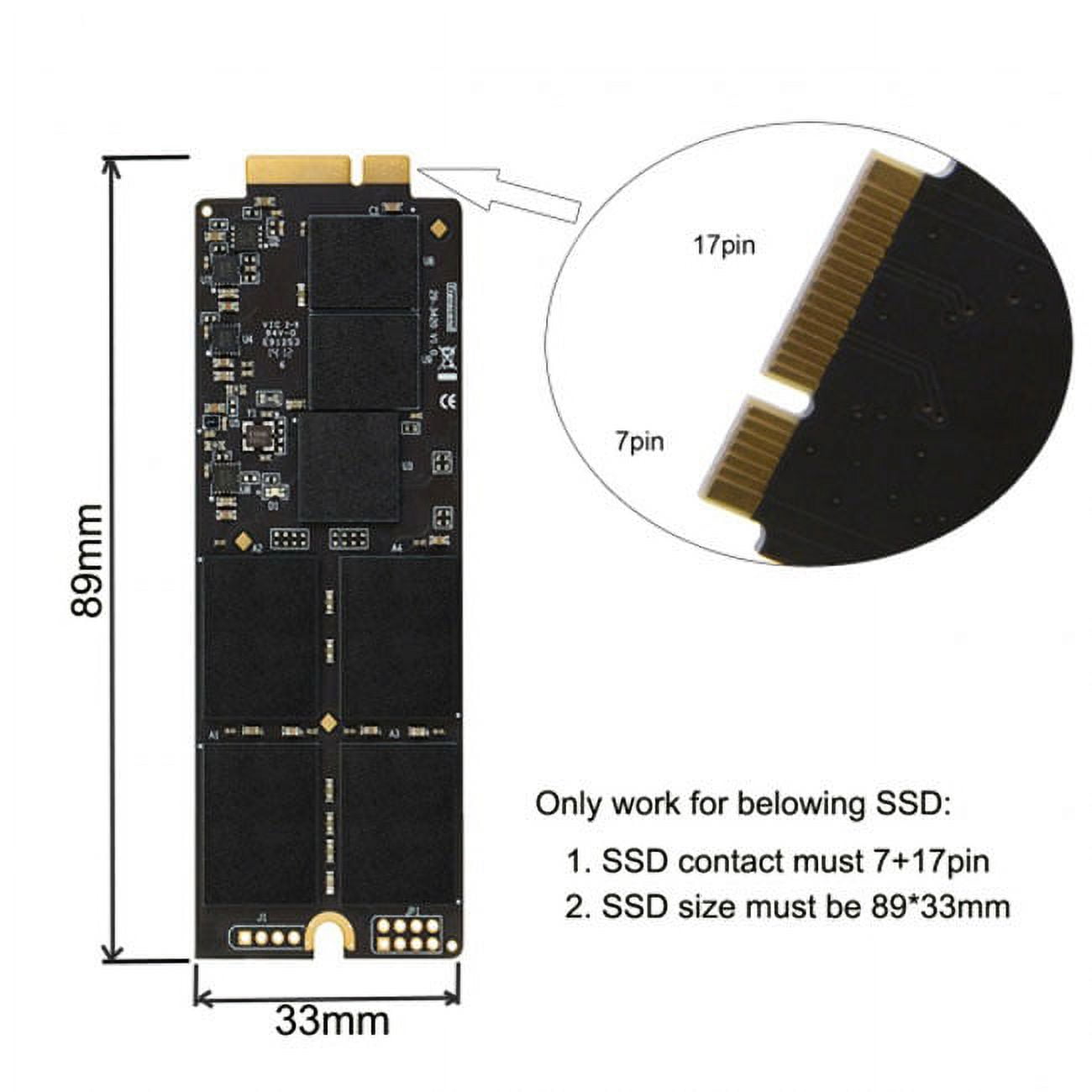JSER USB 3.0 to SATA 22pin 2.5" Hard Disk SATA to Macbook A1425 A1398 MC975 MC976 MD212 MD213 ME662 ME664 ME665 SSD hard disk case