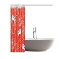 thumbnail image 2 of MKHERT Christmas Pattern Polyester Fabric Shower Curtain 60x72 inch, 2 of 2