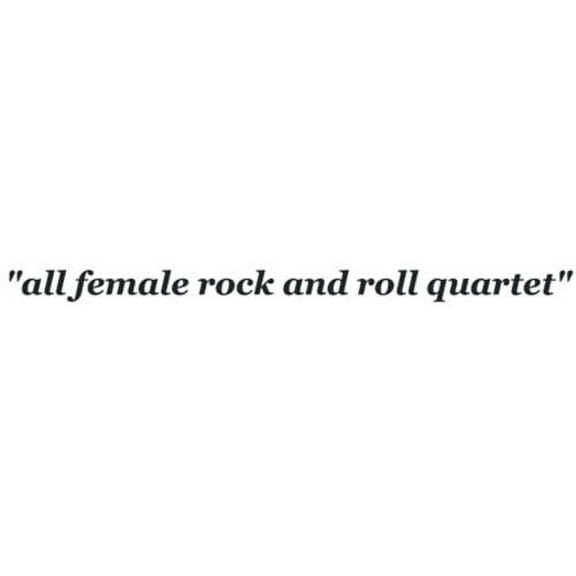 She's - All Female Rock & Roll Quartet - Rock - Vinyl