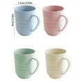 thumbnail image 3 of JUNWELL [Gobelets en Plastique Robustes] 2 Pcs/4 Pcs Gobelets en Plastique 11.16oz / Poignée Ergonomique Résistante aux Chutes Poignée Texturée Options Multicolores - Idéal pour Jus Café Thé Extérieur Famille, 3 of 4