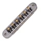 thumbnail image 5 of Puente Duradero Hugo de Espárragos para Guitarra Eléctrica Plateado Puente de silla de montar con rodillo, 5 of 10