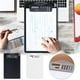 thumbnail image 1 of ¡Ahorra con Ofertas!, Tablilla multifuncional para documentos A4 con calculadora, tablero para escribir, clip para tablero para escribir, almacenamiento de documentos, plástico, pedido Akmoler, 1 of 9