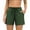 Green, variant on Women Swimming Shorts Solid Color Tankini Bottom Strappy Swimwear Briefs Boy Shorts with Pockets