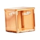 thumbnail image 2 of Contenedor de almacenamiento plegable, organizador de almacenamiento portátil en forma de cubo para dormitorio, oficina y dormitorio. Naranja, 2 of 9