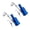 Blue, variant on Zhengfang 2pcs Aluminum Alloy Universal Turbo Sound Exhaust Muffler Pipe Whistle Car Roar Maker (size:large color:black/blue/gold/red/silver)